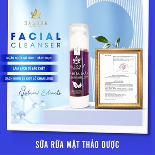Sữa rửa mặt thảo dược Halora