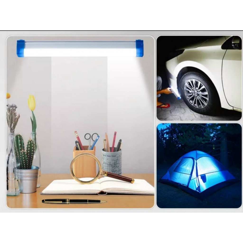 Đèn sạc tích điện dạng ống quỳnh quang siêu sáng , đèn led
