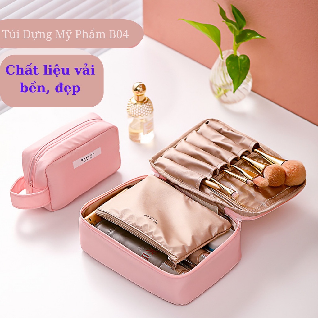 Túi Đựng Mỹ Phẩm - Đồ Trang Điểm - Đồ Du Lịch Cá Nhân - Túi du lịch Gam Màu Pastel