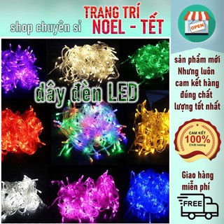 [GIÁ RẺ] Dây đèn led không chớp 7.5m, đèn led trang trí không chớp noel, nhiều màu