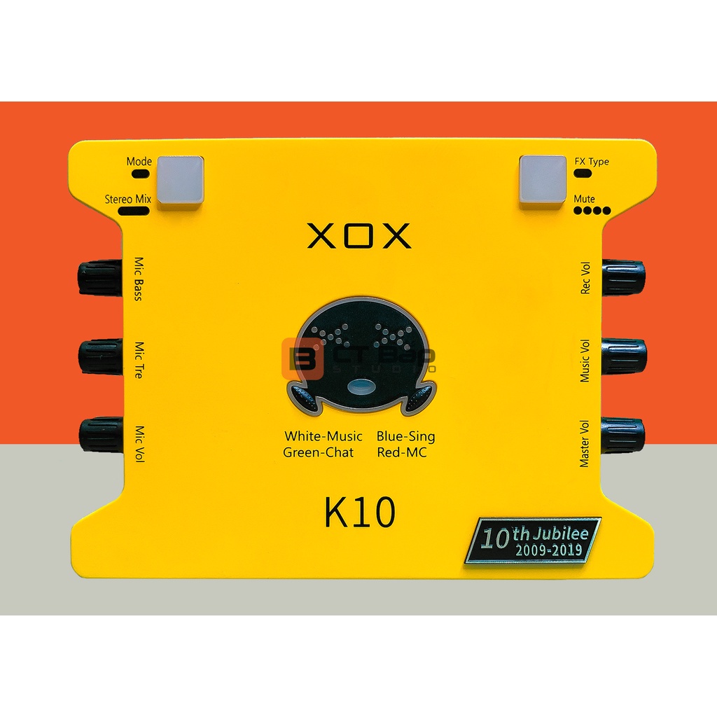 Bộ sound card XOX K10 chính hãng BH 12 tháng
