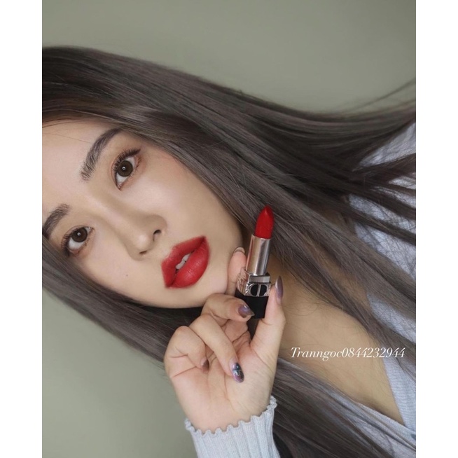 Son DIOR màu 999 matte đỏ lạnh (fullsize fullbox)