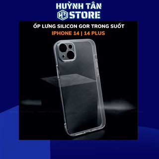 Ốp lưng iphone 14 ip 14 plus trong suốt silicon bảo vệ camera dẻo siêu mỏng chính hãng gor phụ kiện huỳnh tân store