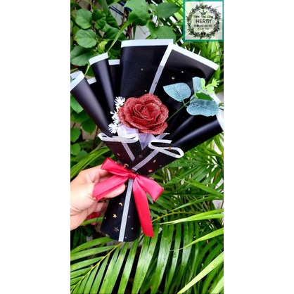 Hoa nhũ  kim tuyến 1 bông