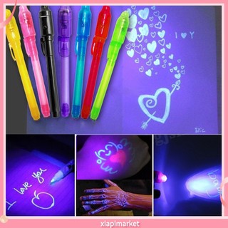 4 Bút dạ mực dạ quang tàng hình có đèn uv
