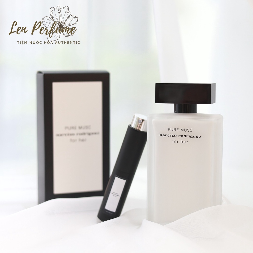 Nước hoa 𝐍𝐚𝐫𝐜𝐢𝐬𝐨 𝐅𝐨𝐫 𝐇𝐞𝐫 𝐏𝐮𝐫𝐞 𝐌𝐮𝐬𝐜  - Nar trắng 5ml/10ml