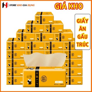 1 thùng giấy ăn gấu trúc loại 1 cao cấp, dai mịn. thùng 30 gói - gói 300 tờ