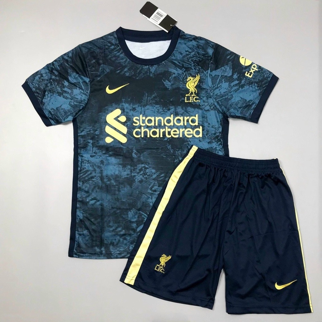 Áo Bóng Đá CLB Liverpool, Áo Đá Banh Liver 2022/2023 - Chuẩn Mẫu Thi Đấu - Vải Polyester Gai Thái Cao Cấp