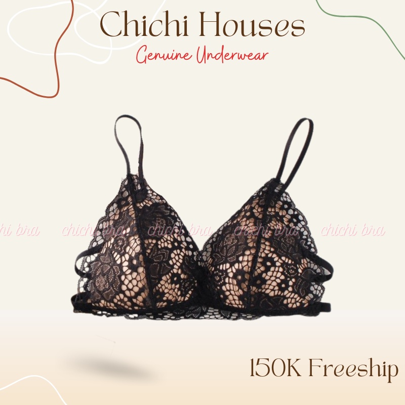Áo Lót Ren Chichi Bra 2 Dây Mỏng Nhẹ Thoải Mái Cực Mềm Mịn Cực Yêu 3008