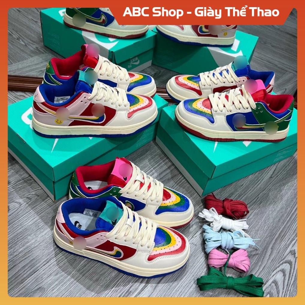 GIÀY THỂ THAO SB DUCK 7 MÀU , GIẦY SNEAKER NAM NỮ NI.KE SB LOW CẦU VỒNG HOT TREND FULL BILL BOX