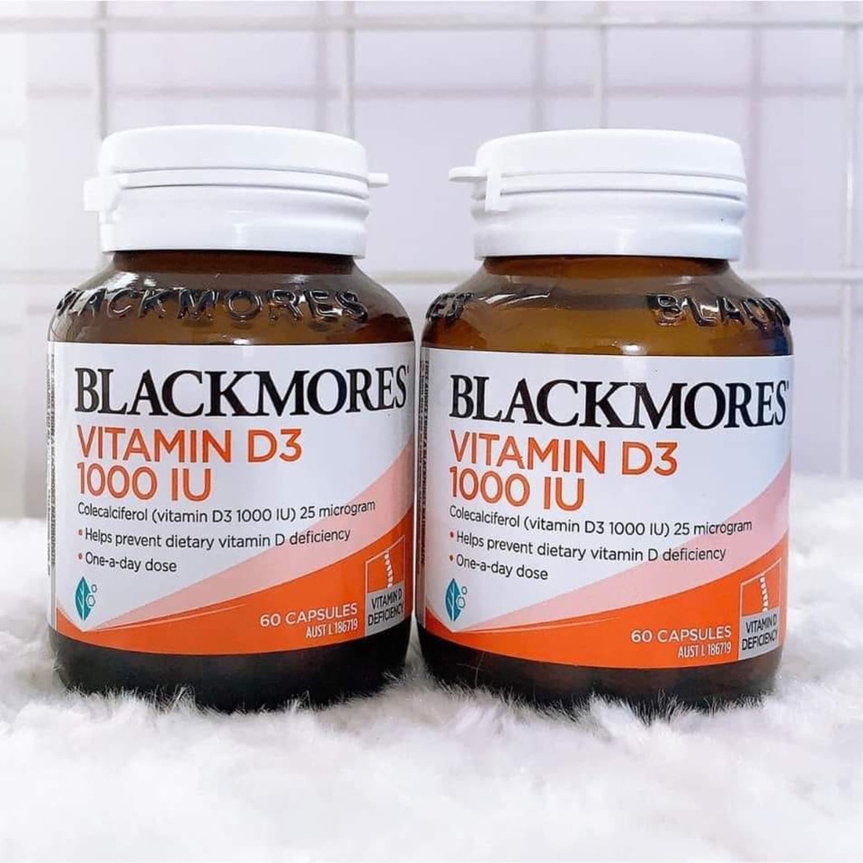 Viên uống bổ sung Vitamin D3 1000IU Blackmores - 60 viên