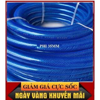 2M Ống nước nhựa dẻo màu xanh, dây lưới nhựa dẻo, dây rửa xe, tưới rau đủ kích  từ 35mm,14mm,16mm,18mm,25mm