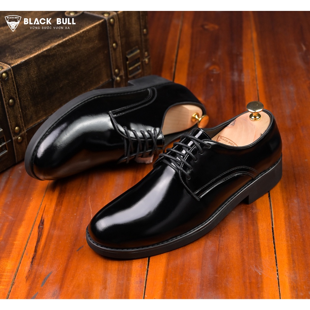 Giày Thiết kế Derby Da bò Cao cấp BLACK BULL BK-02-D