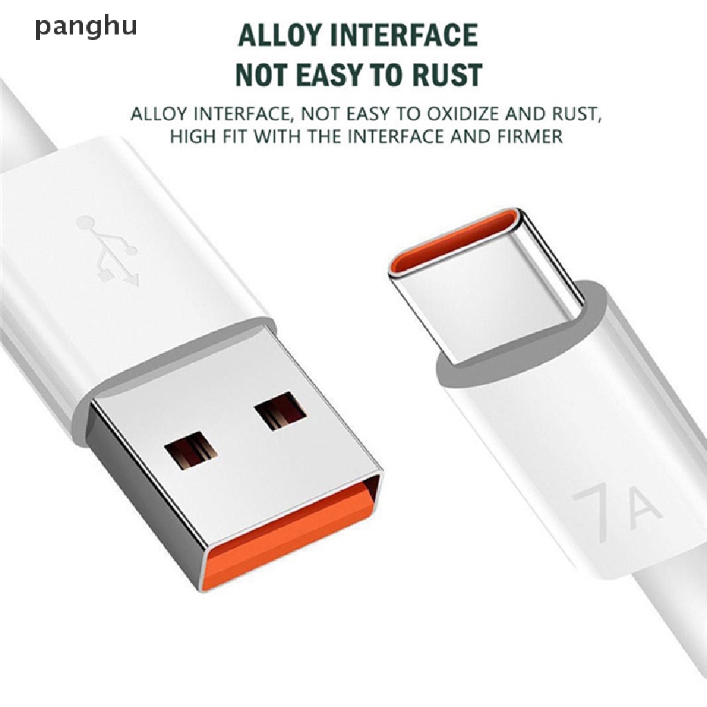 Dây Cáp Sạc Nhanh 7A USB Type C 100W Cho OPPO Huawei Xiaomi Vivo Honor