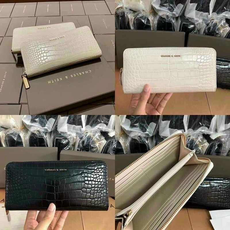 ví cầm tay da rắn C&amp;KK fullbox