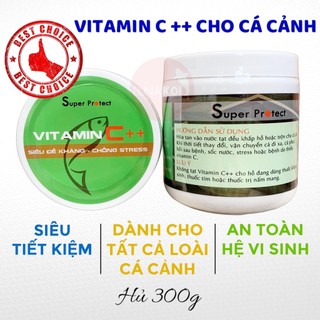 Vitamin C ++ Siêu tăng đề kháng cho cá cảnh, chống Stress, chống sốc chuyên dụng cho cá Koi Super Protect