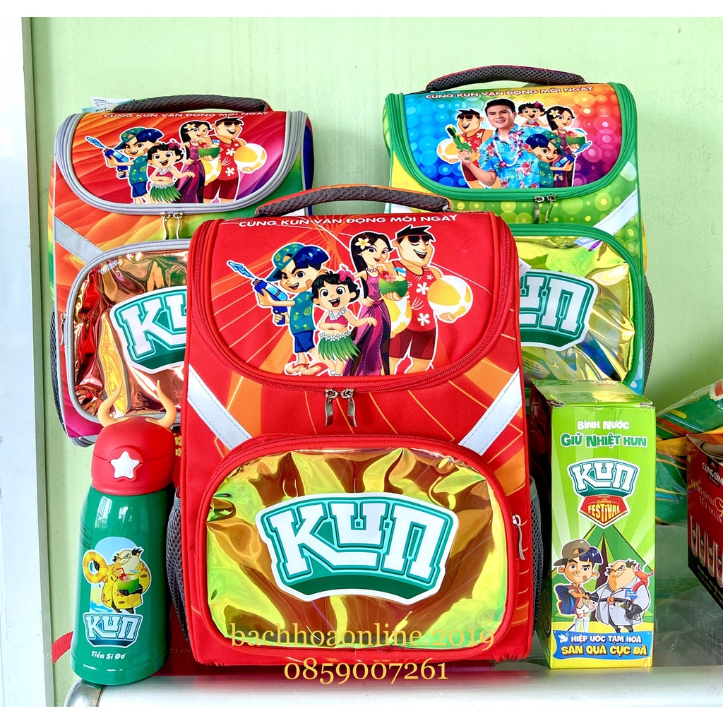 BALO KUN CHỐNG GÙ, BALO KHUYẾN MÃI SỮA KUN HÀNG CHUẨN CHÍNH HÃNG