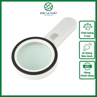 Kính Lúp siêu tiện ích. Kính lúp cầm tay có đèn Led phóng đại 30 lần K2288-85( Kèm hộp quà tặng)