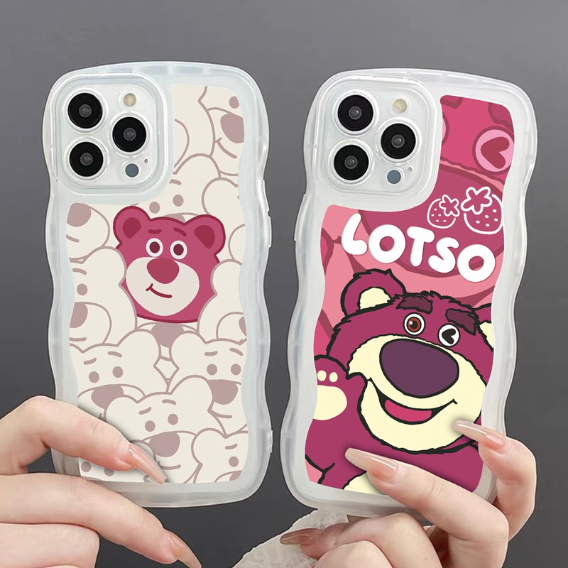 Suntaiho Ốp lưng iphone  Ốp Điện Thoại TPU Mềm Trong Suốt Chống Sốc In Hình Gấu Cho iPhone 14 11 12 13 Pro Max XS X XR XS Max 7 8 Plus