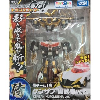 Robot biến hình Transformers Go! G01 Kenzan Kuromusha Ver. Black Samurai