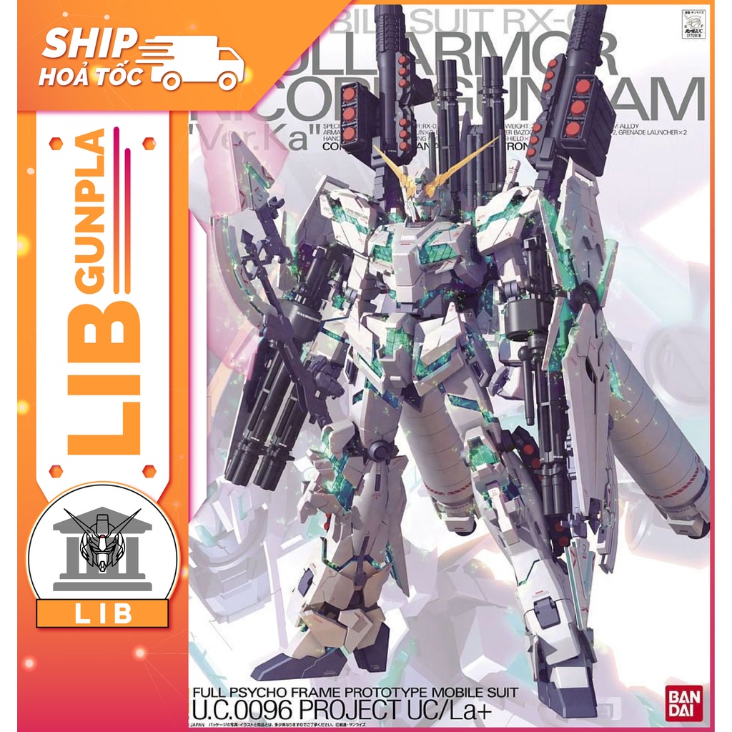Mô hình lắp ráp Gundam Bandai MG 1/100 FULL ARMOR UNICORN GUNDAM VER KA