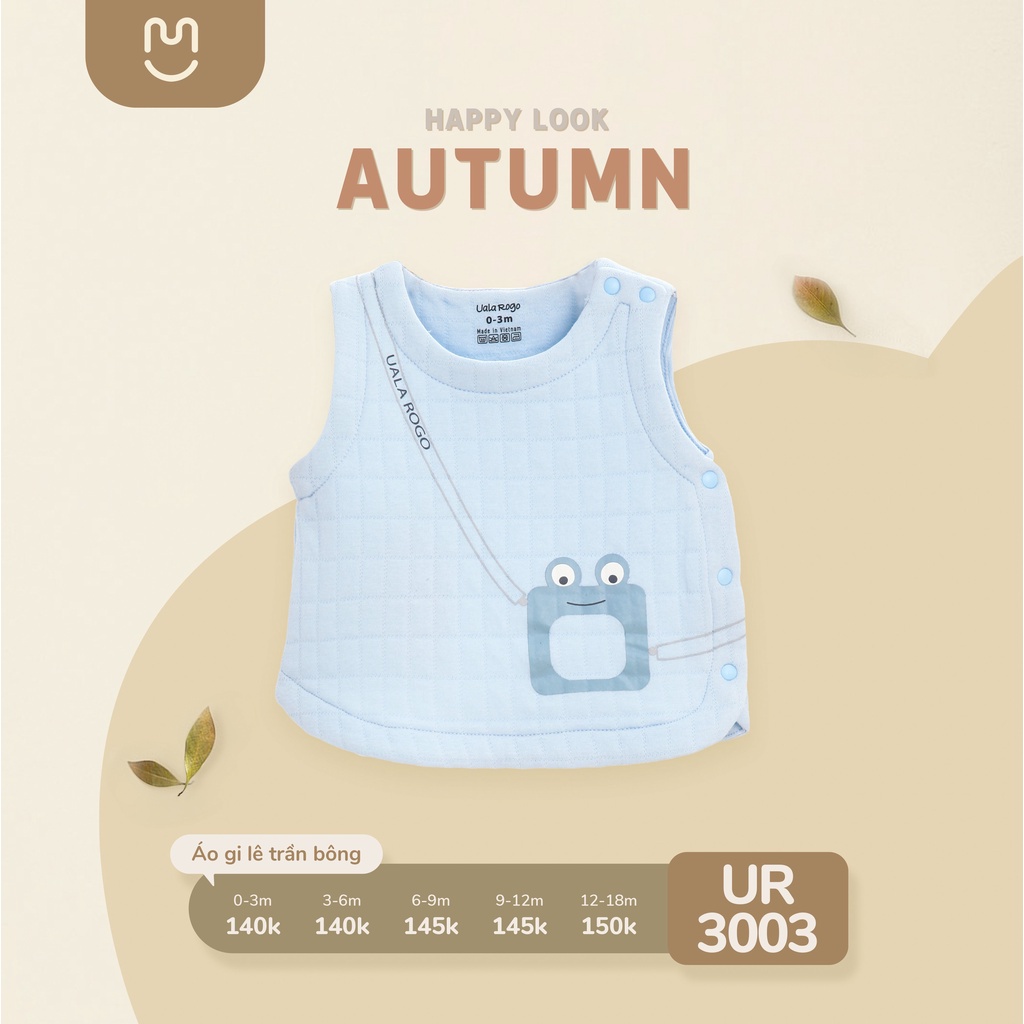 Áo gile nỉ bông ualarogo