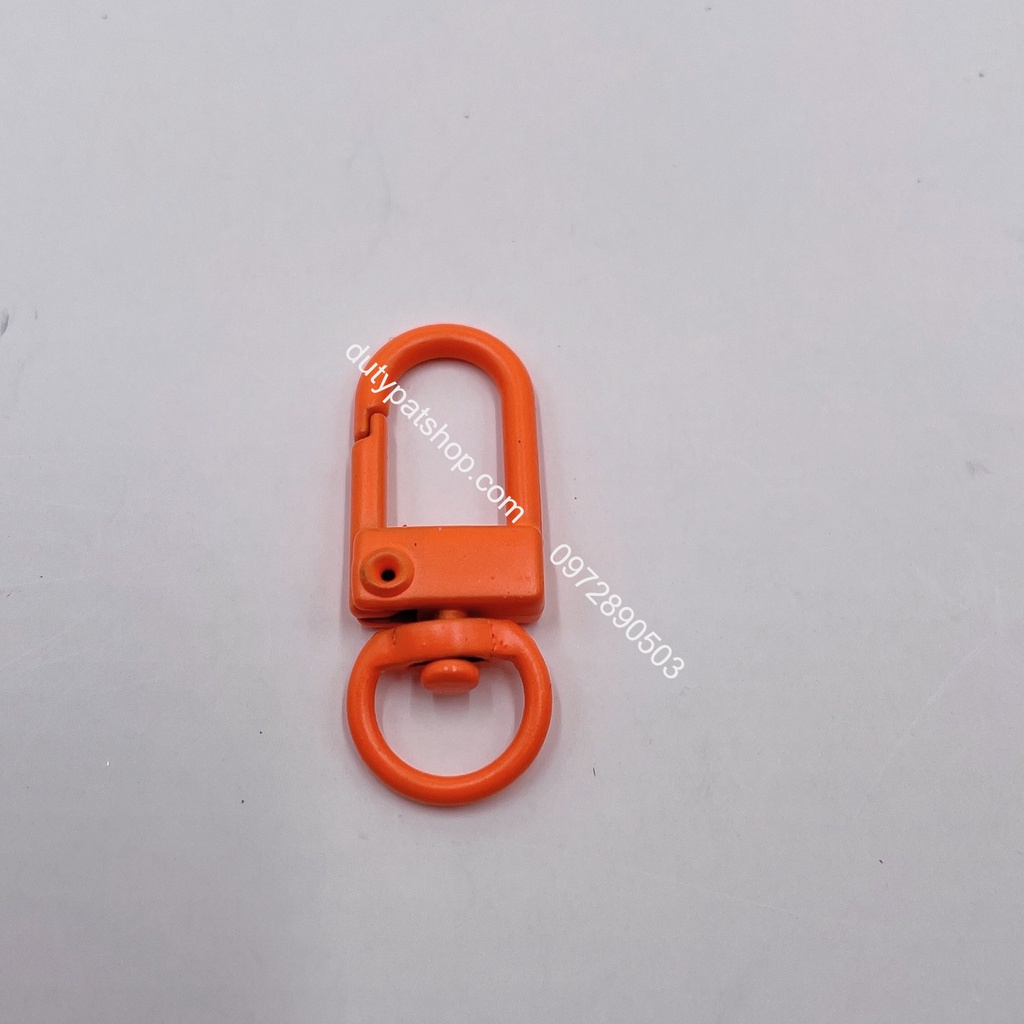 Móc càng cua, móc chìa khóa có chân xoay 360 độ  đủ màu treo thẻ, ba lô túi xách