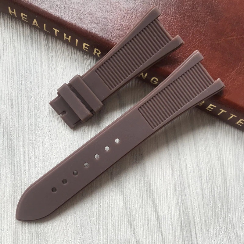 Dây silicon thay thế dành cho đồng hồ patek nam 25mm