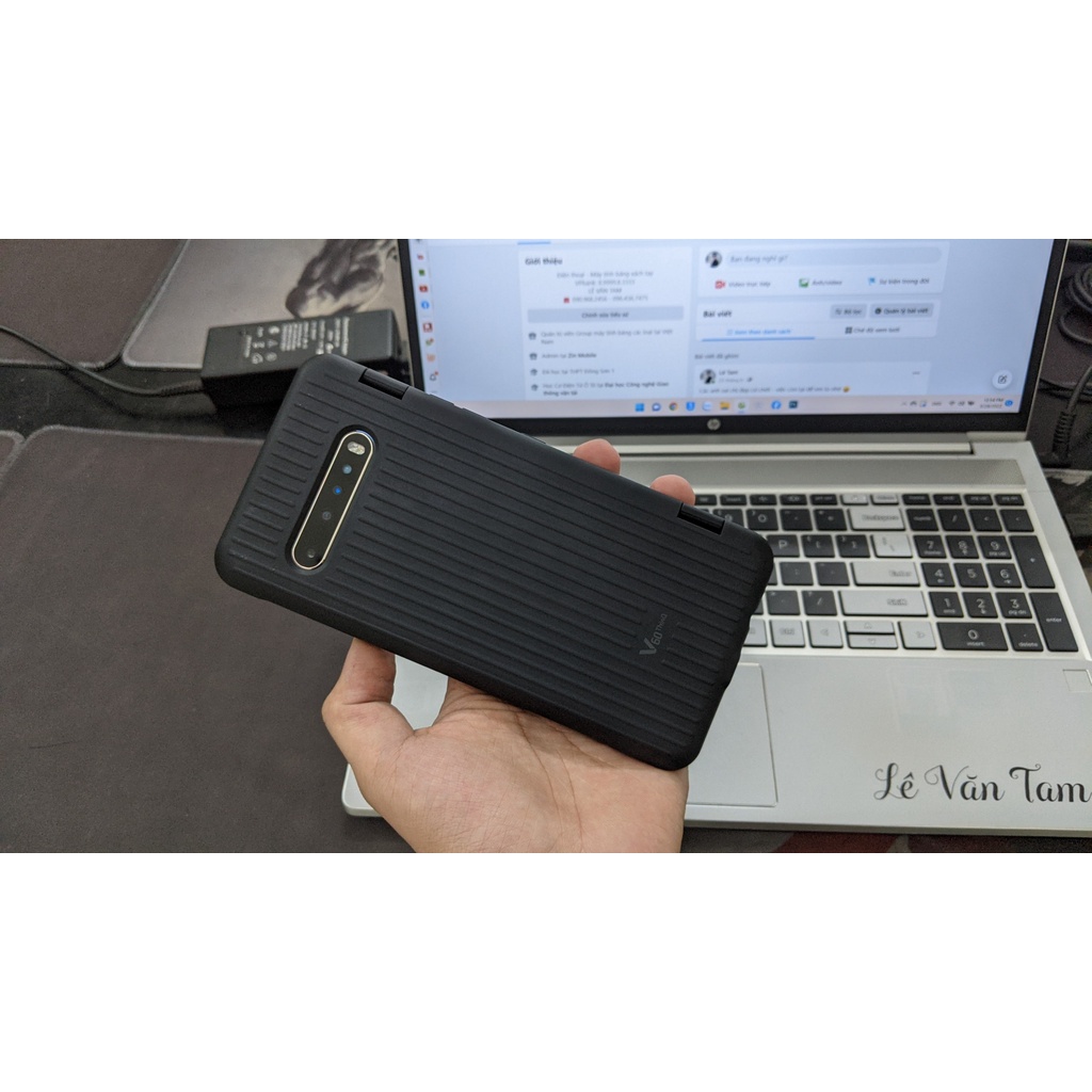 Điện thoại LG V60 thinQ 5G Kèm Màn phụ - pin khủng 5000mAh/ Màn P-OLED 6.8 inch/ Chip Snapdragon 865 tại Zinmobile