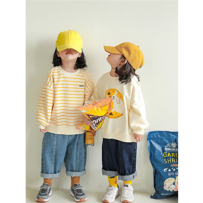 Áo Sweater In Họa Tiết Hoạt Hình Phong Cách Nhật Bản Thời Trang Xuân Thu 2022 Cho Bé Gái
