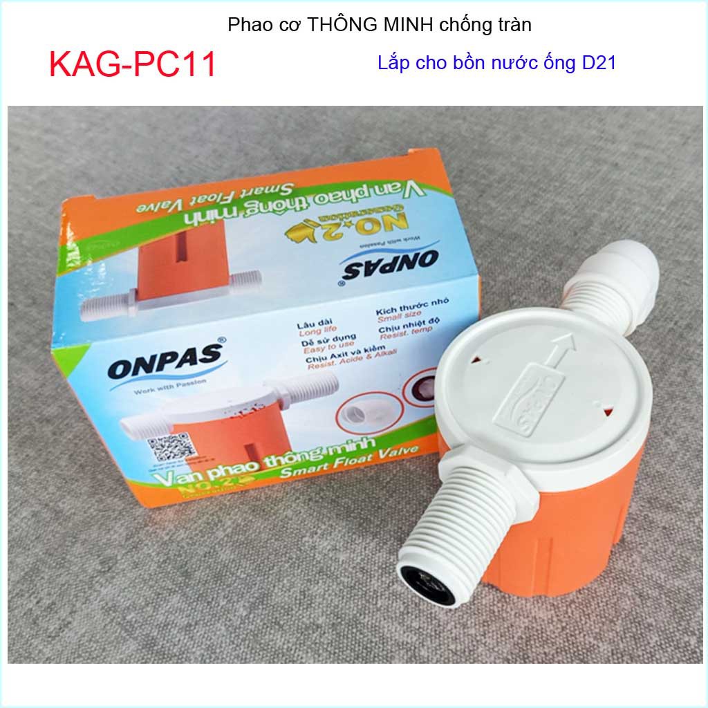 Van phao cơ thông minh thế hệ mới Chống tràn từ động (Tặng Lưới lọc) Phao tự động.