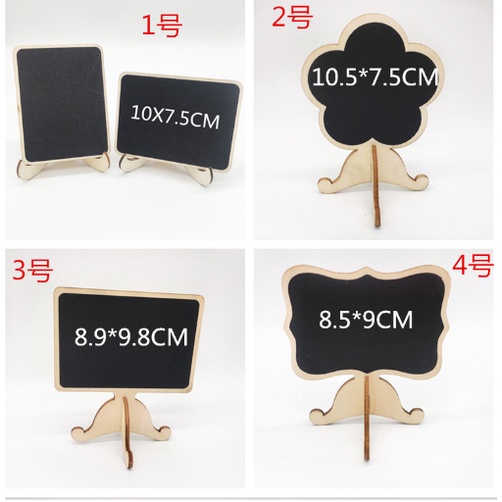 Kẹp gỗ bảng đen ghi tên shop GDIY4 giá tên sản phẩm phụ kiện chụp ảnh decor trang trí vintage