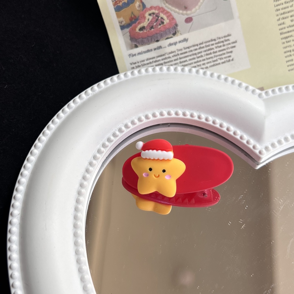 Kẹp Tóc Mini Họa Tiết Giáng Sinh Thời Trang