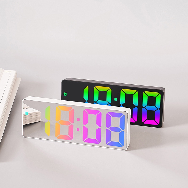 Đồng Hồ Báo Thức Điện Tử Màn Hình LED 12 / 24H Dùng Trang Trí Văn Phòng / Nhà Cửa