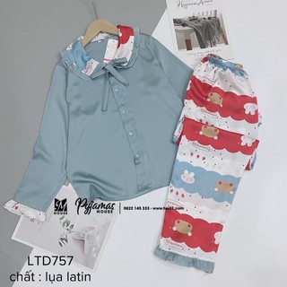 PIJAMA HOUSE - BỘ LỤA DÀI TAY luala