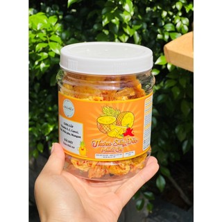 Thơm sấy dẻo muối ớt nhà mon - hũ 250gr