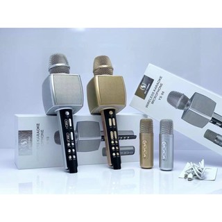 Combo 2 Micro Karaoke Bluetooth YS98 Song ca kèm loa không dây giả giọng nói -Kèm micro song ca