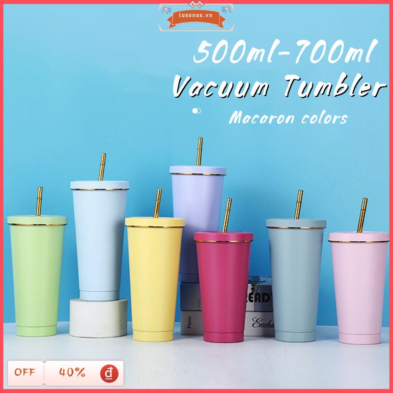 Cá Tuyết 500Ml 750Ml Không Chứa Bpa Thép Không Gỉ Cup 25Oz Du Lịch Tumbler Đôi Chân Không Chống Rò Rỉ Cà Phê cốc Tập Uống Có Ống Hút Uống