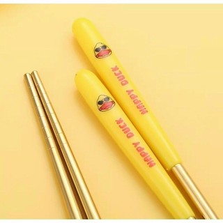 Set 5 Đôi Đũa Vịt Vàng Cute