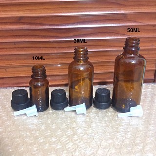 (BAO SỈ) Vỏ chai thủy tinh nâu 10ml (nắp đen+ nhỏ giọt)