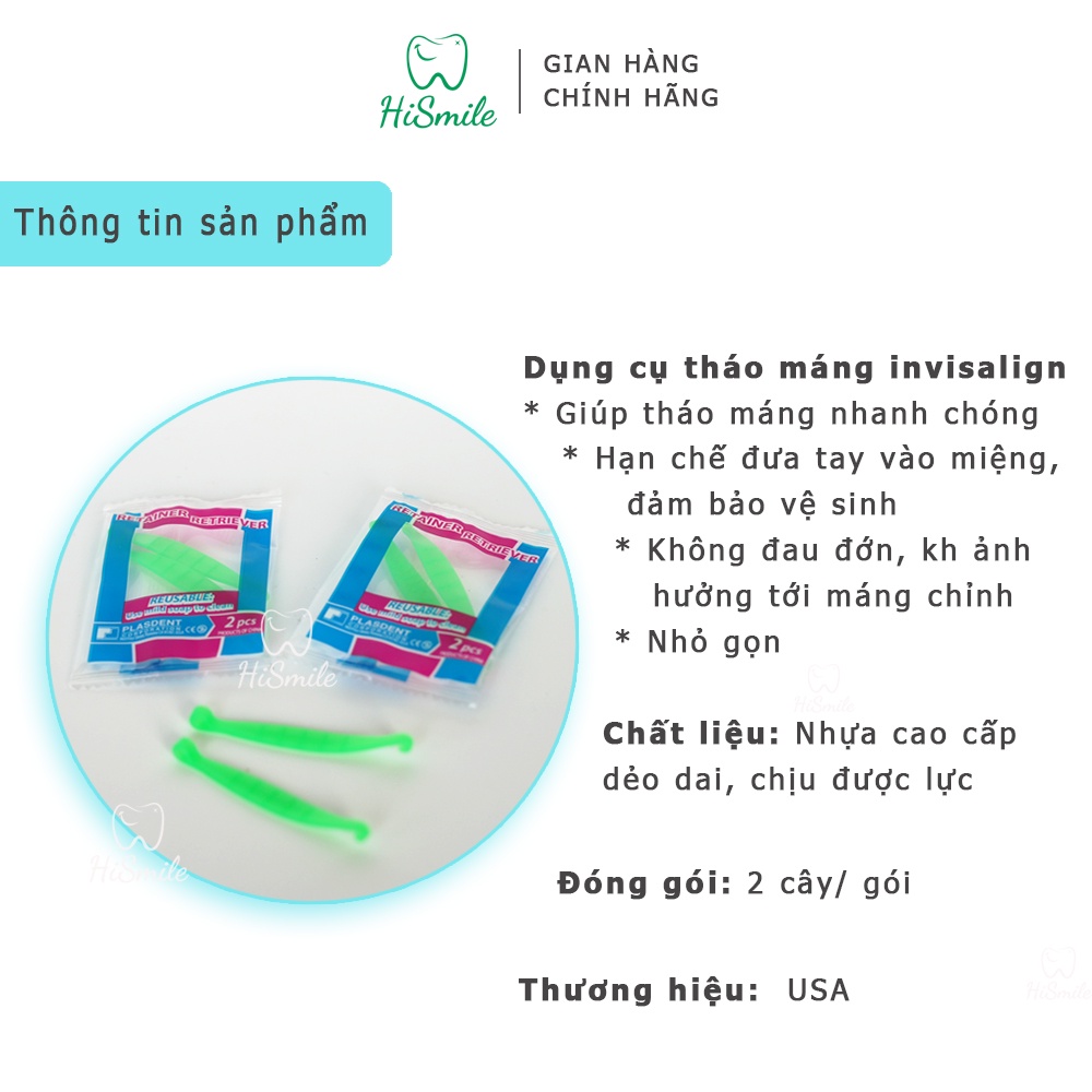 Dụng cụ tháo máng trong suốt Dynaflex cho người chỉnh nha (dùng cho máng invisalign, clearcorrect, zenym, hàm duy trì))