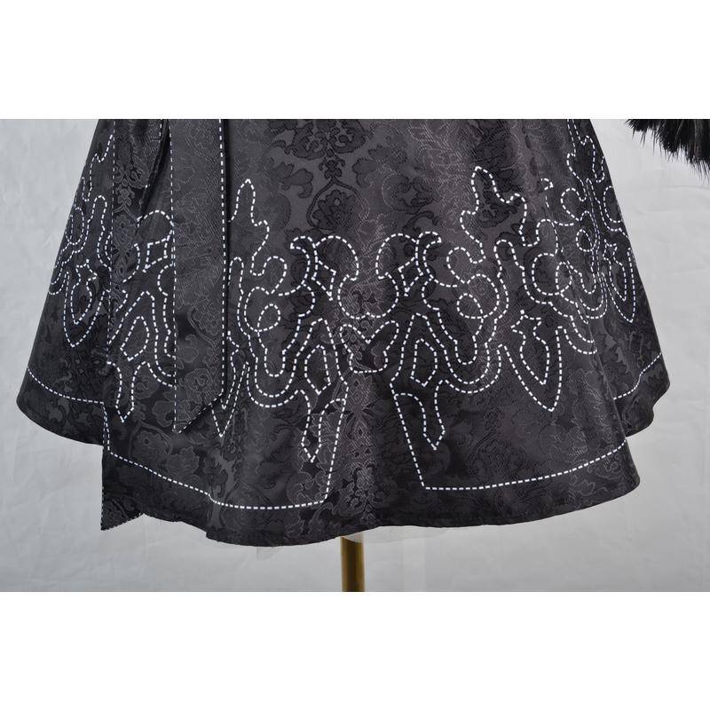 Bộ Trang Phục 2B Youhar Thêu Họa Tiết Màu Đen Cho Nữ