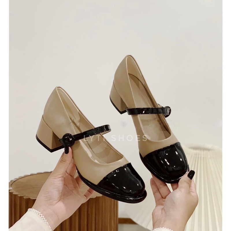Giày búp bê marry jane phối màu G137