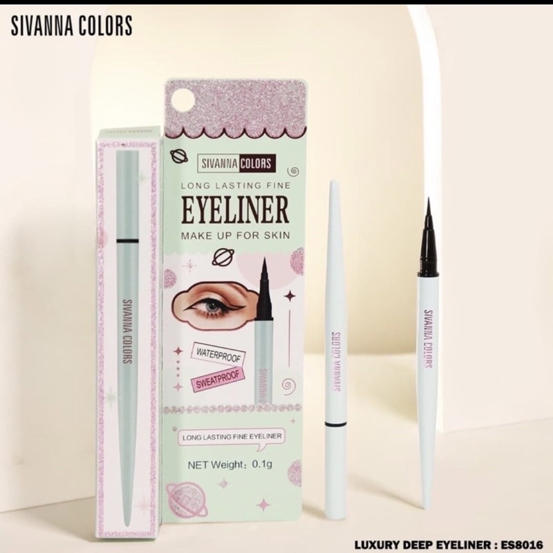 Bút Kẻ Mắt Nước Sivanna Thái Lan Không Lem Nước Sivanna