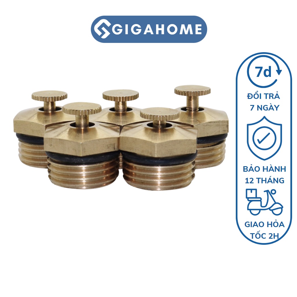 Béc Tưới Cây Phun Mưa GIGAHOME Hình Quạt 360 Độ, Chất Liệu Đồng Thau 7367