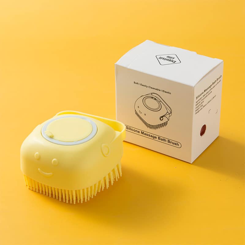 BÔNG TẮM SILICON TẠO BỌT MASSAGE CHO THÚ CƯNG, BÀN CHẢI TẮM SẠCH SÂU CHÓ MÈO