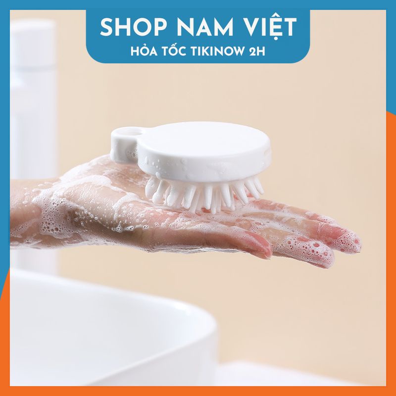 Lược Gội Đầu Silicon Mát Xa Thư Giãn, Ngăn Rụng Tóc, Bảo Vệ Da Đầu