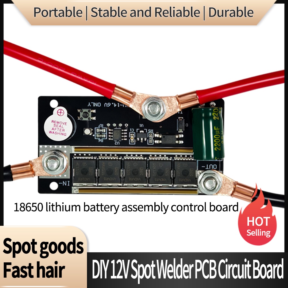 【Việt Nam gửi】TỰ LÀM máy hàn pin di động tại chỗ lưu trữ máy hàn bảng mạch PCB Thiết bị hàn cho 18650 26650 32650 12V