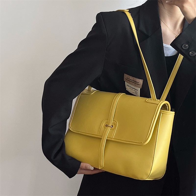 Túi Xách Da Mềm Sức Chứa Lớn Phong Cách retro Thời Trang Nữ