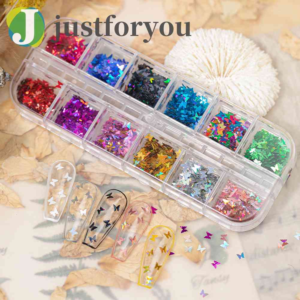 Hộp 12 Ngăn Đựng Hạt Cườm Thêu Tranh Đính Đá